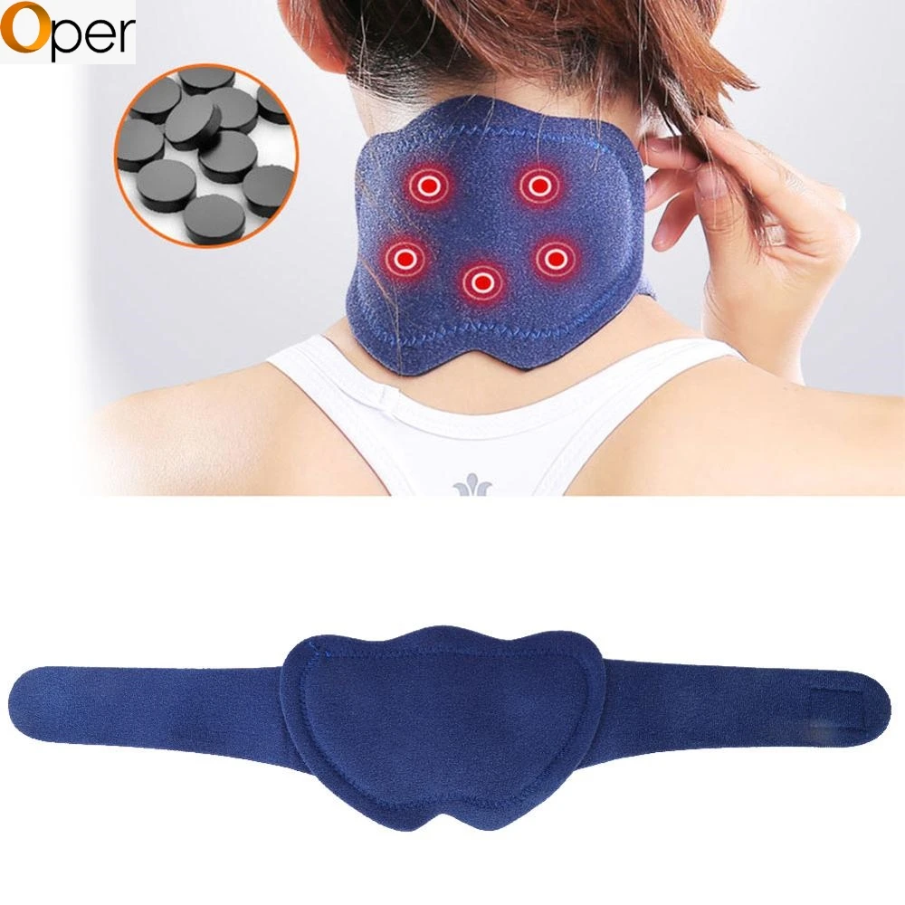 

3 Types Tourmaline Products Magnetic Therapy Neck Support Medical Neck brace Tourmaline Neck Self Heating Relieve Pain Men Women