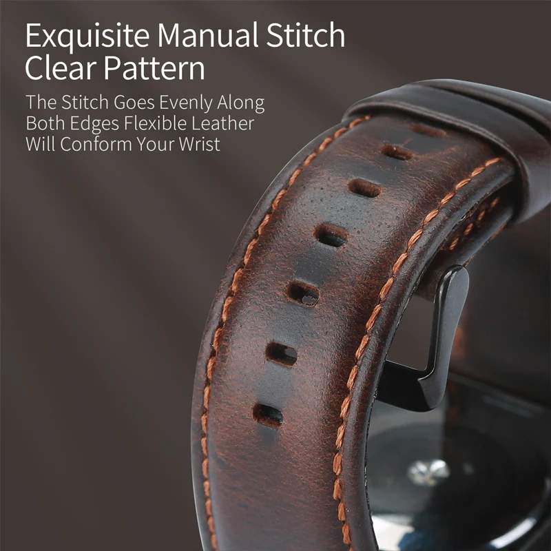 Ремешок для Apple watch 44 мм 40 мм correa iwatch series 5 4 3 2 высококачественный кожаный ремешок 42 мм 38 мм аксессуары для Apple watch