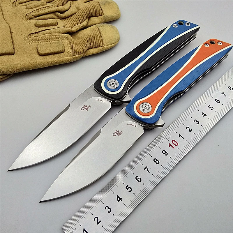Складной нож D2 blade CH3511 тактические походные карманные ножи охотничьи выживания Флиппер G10 наружные кухонные фрукты EDC ручные инструменты