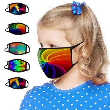 

Unisex Cloth Face Shield For Children Reusable Windproof Mouth Mask Washable Face Mask Face Shield Breathable mondmaskers