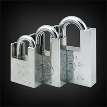 Faux Stainless Steel Padlock Half a Pack of Padlock Anti-Theft Padlock through Open Padlock Outdoor Anti-Shear Lock 50 Mm