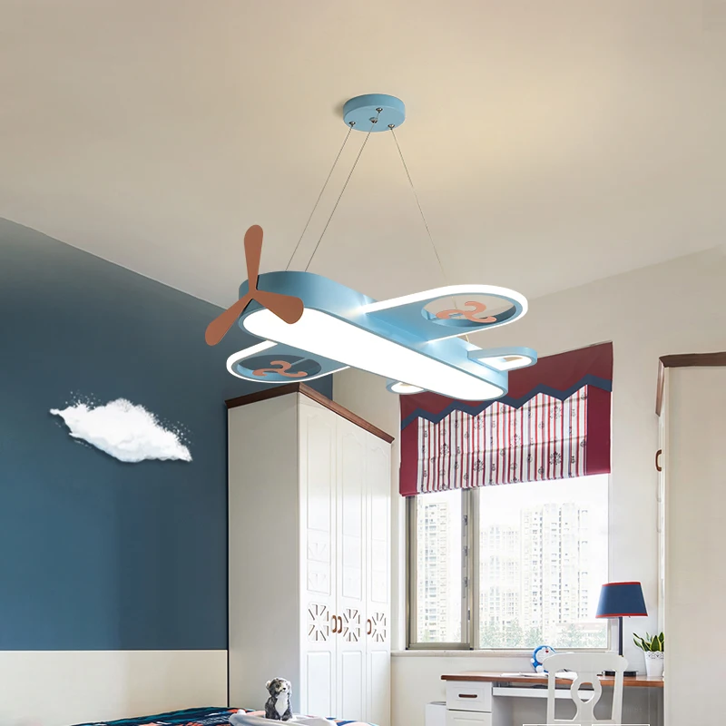 PROD 1005002239459262 New Design aircraft lamp Creative led Chandelier
For Children's room baby Bedroom Modern Chandelier Home Decoration
Hanging lamp