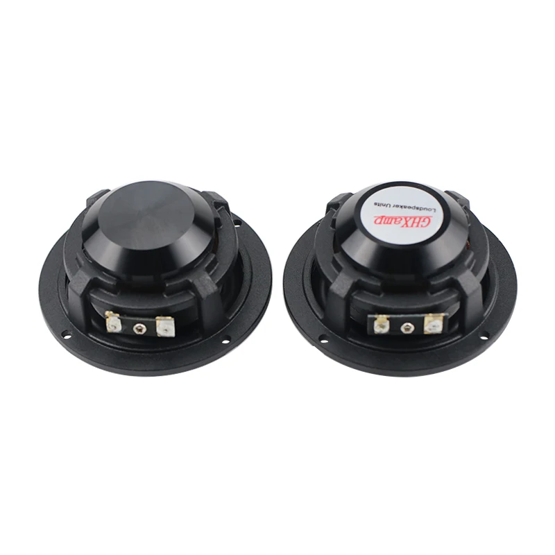 GHXAMP 3 inch Car Midrange Speaker Wool Basin hexagonal net 91 aluminum basin frame Full Range speaker with Cover 3