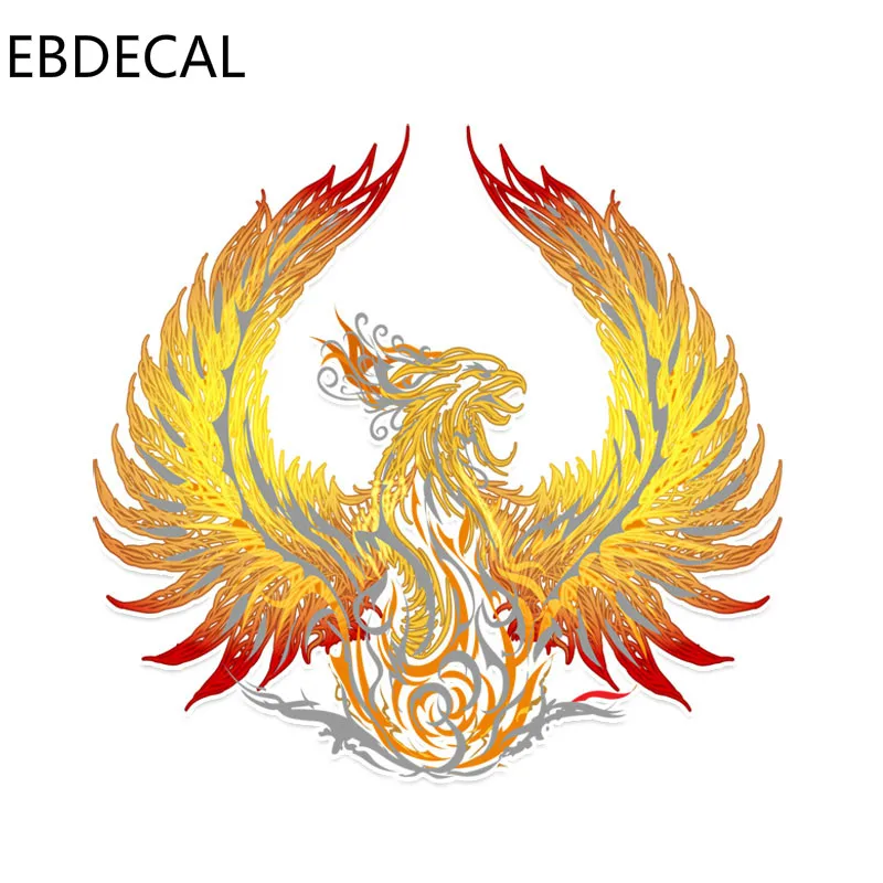Ebdeckle уникальный красивый пламя Феникс летающие крылья декор для