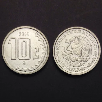 

Mexico 10 cents 100% Real Unc Genuine Original Coins Collection Coin