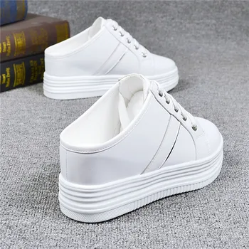 

Shoes Woman 2020 Designer Brand Luxury Women Round Toe Slip-on Casual Female Sneakers All-Match Clogs Platform New Small Modis