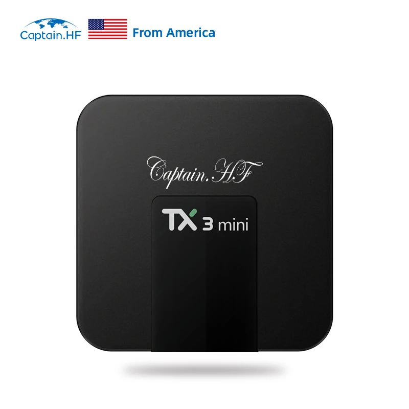 ТВ приставка US Captain HF TX3 Mini S905W четырехъядерный процессор 2 4 ГГц Wi Fi Android 8 1