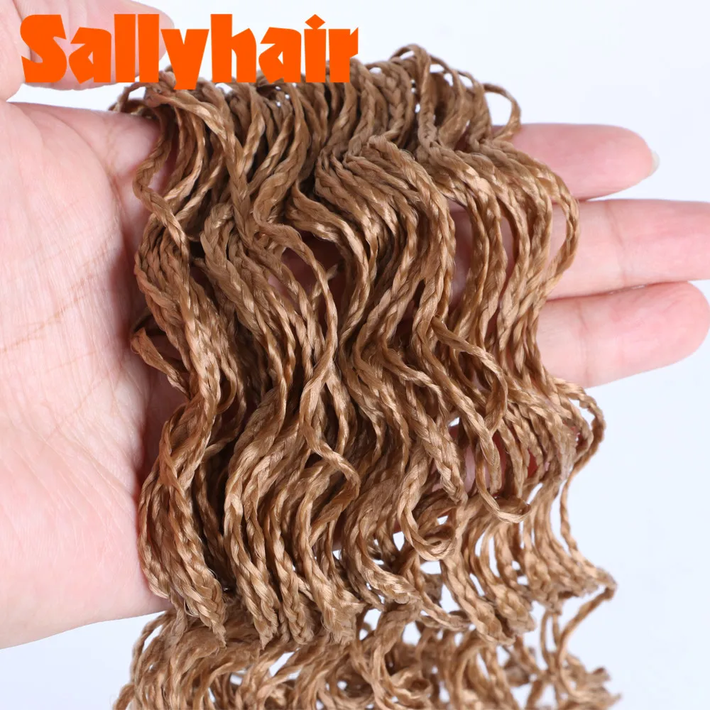 Sallyhair смешанные цвета Zizi косички крючком синтетические удлинители волос пучки