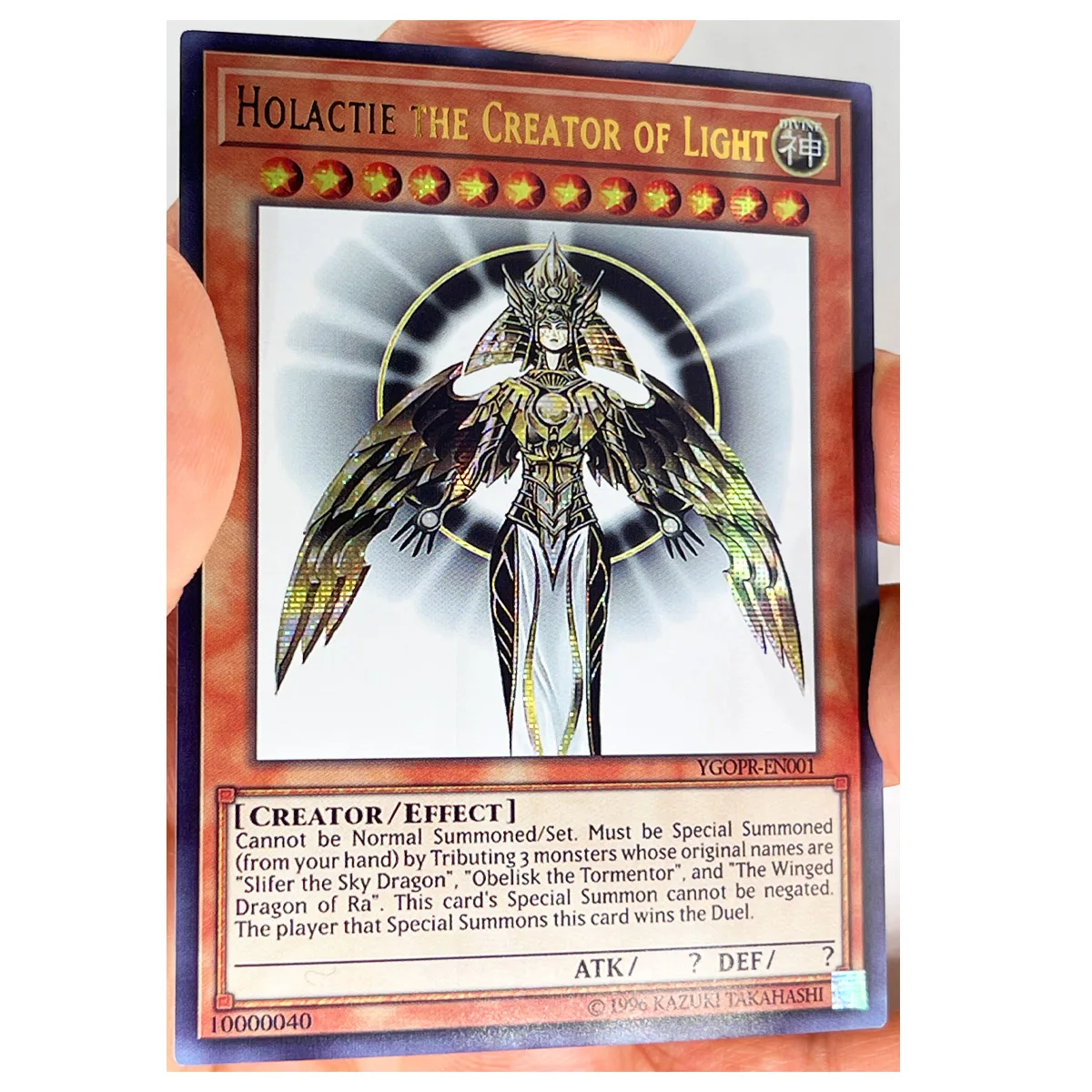Yugioh The Creator God Of Light Horakhty creator-god