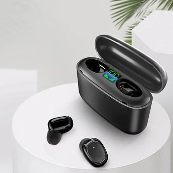 

Power Display Running Waterproof HIFI Call Music Bluetooth 5.0 With Charging Box Wireless Earphone Noise Cancelling Phone Holder