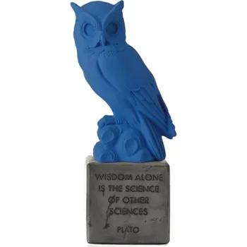 

Greek Ceramic Handmade Art Owl Home Living Room Accessories Desktop Plaster Ornaments Business Gift M2213