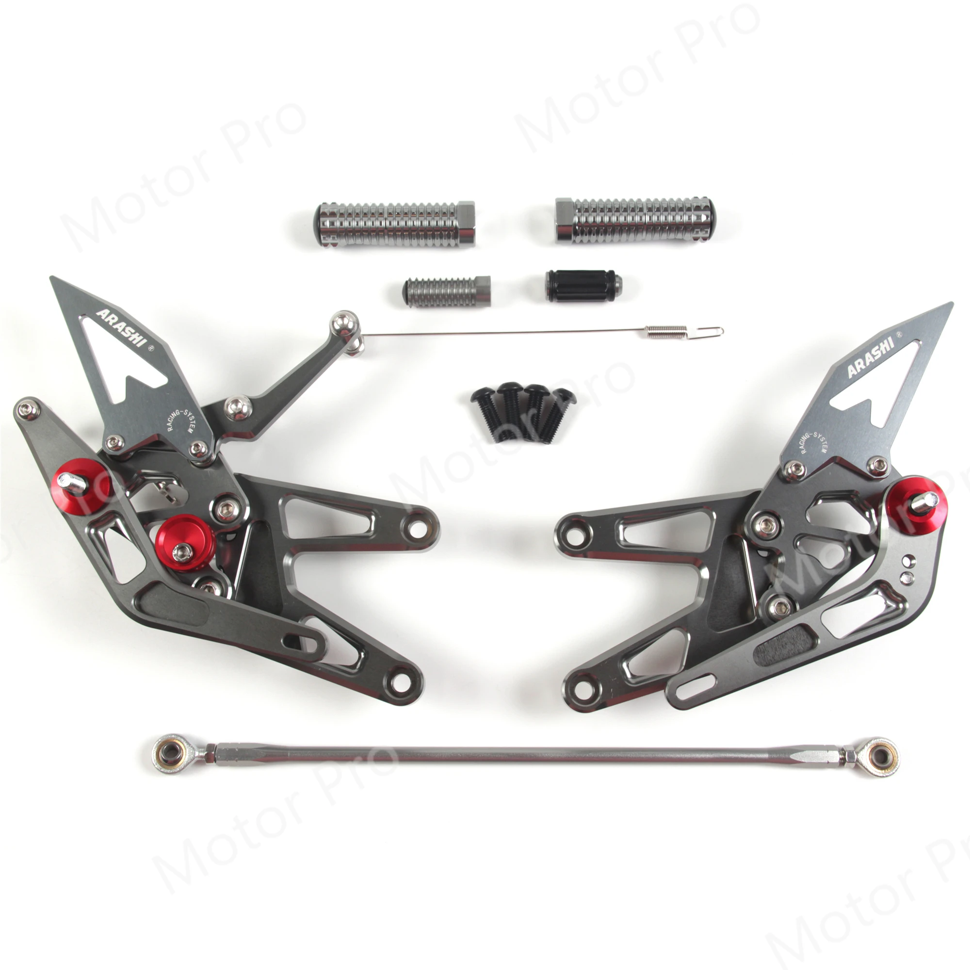 Регулируемые подножки для Yamaha YZF R6 2003 2004 2005 Аксессуары для мотоциклов колышки для ножных опор задние комплекты серый педаль YZF-R6 03 04 05