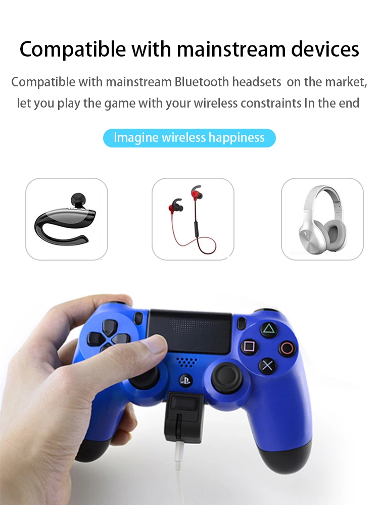 Адаптер для наушников Sony PS4 VR аудиоразъем 3 5 мм с микрофоном регулятор громкости