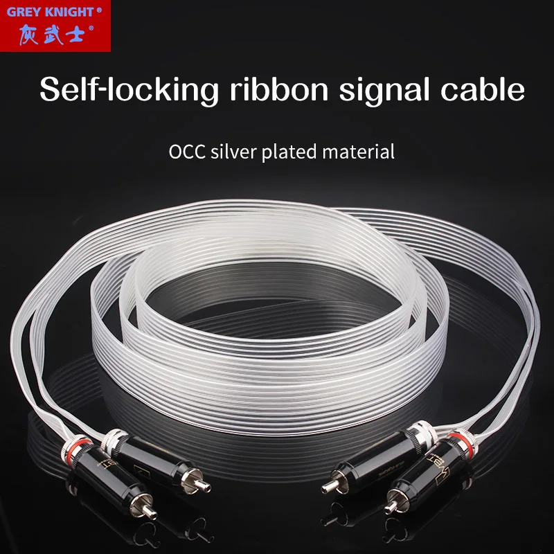 Grey Knight Gkm69ag Fever Grade Hifi Music Ribbon Occ Silver Plated