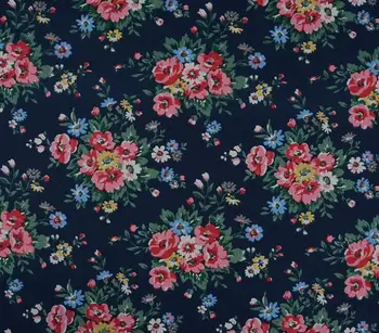 

Peony Flower Printed Canvas Fabric Cotton Cloth 12Oz DIY Canvas Textile Collection