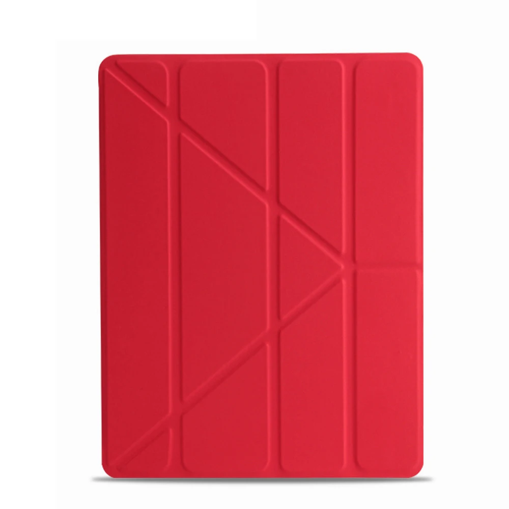 Умный чехол для ipad 10,2 чехол кожа PC жесткий чехол для ipad 10,2 чехол ультра тонкий чехол для ipad 7 поколения Чехол - Цвет: Красный
