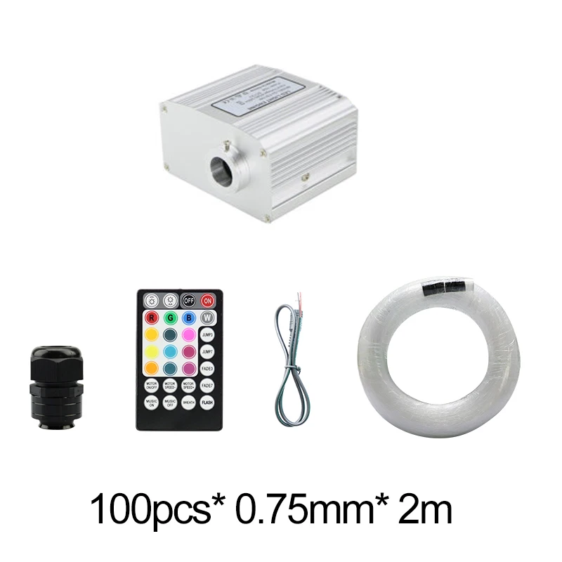 Bluetooth Smartphone APP Control Fiber Optic Light Music Control Starry Ceiling Lighting Twinkle Effect Car Roof LED Star Ligh