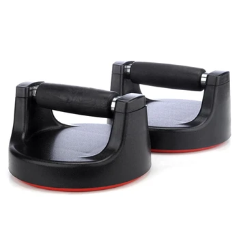 

2Pcs Indoor Chest Muscle Trainer Fitness Equipment Non-Slip Rotary Push-Up Frame Chest Muscle Trai