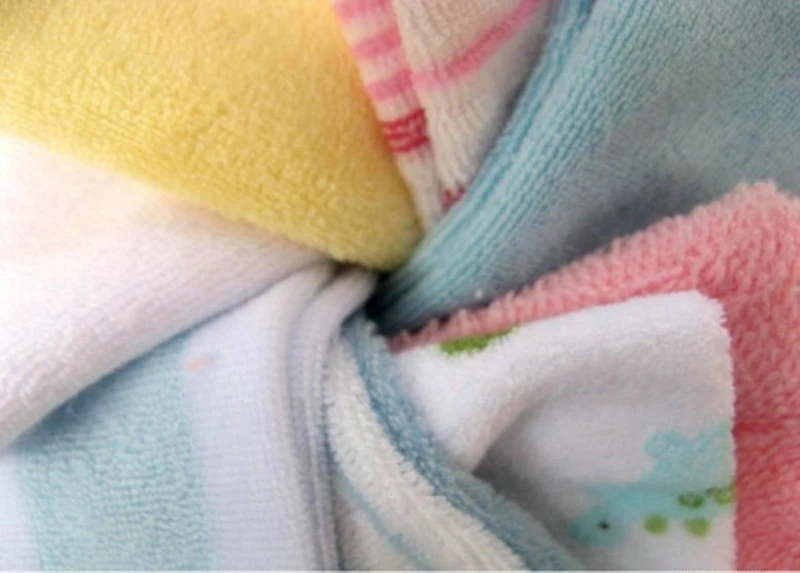 8pcs/Pack Soft Baby Bath Towel Cotton Infant Newborn Washcloth Feeding Wipe Kid Face Cloth Children Handkerchief