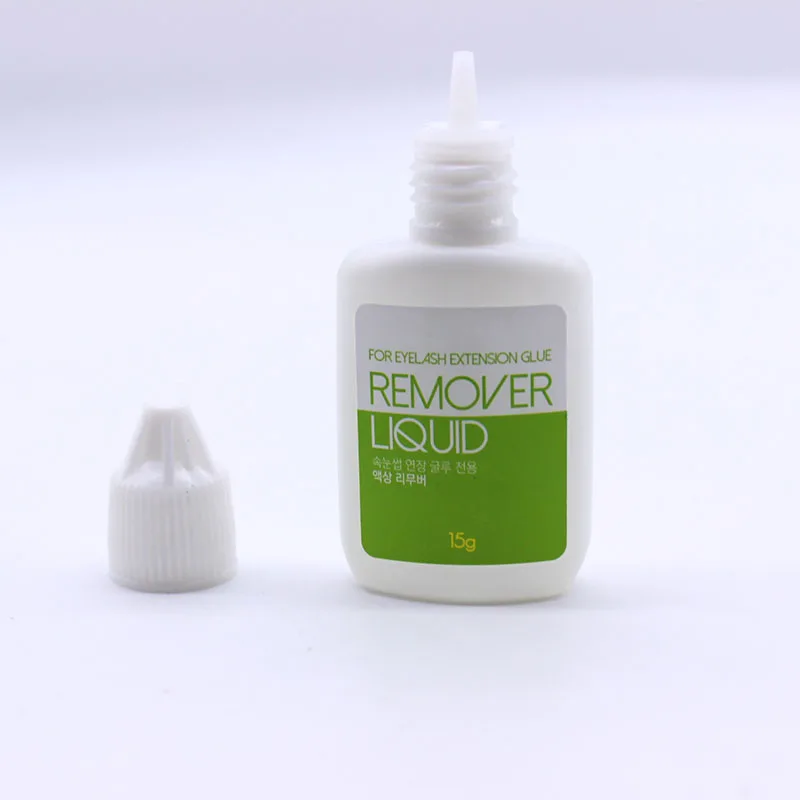 Removedor de Líquido Preço por Atacado para Extensões de Cílios Loja de Cílios Garrafa Coreia Makeups Ferramentas Falsos Transparente 1 15ml 8 Cola para cílios