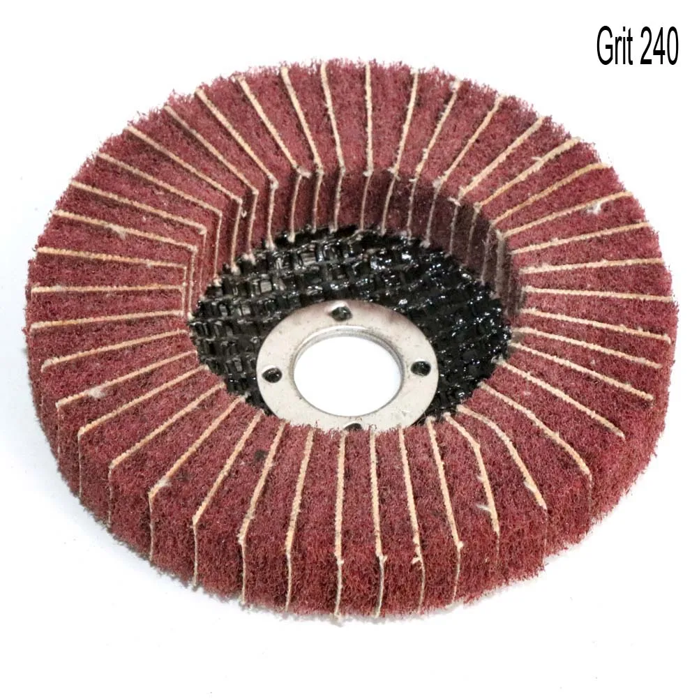 60mm Nylon Fiber Abrasive Polishing Buffing Fiber Flap Sanding Disc Red 2019 