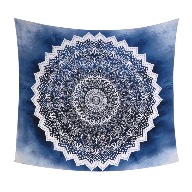 

Indian Folk-custom Tapestry Wall Hanging Home Decor Mandala Design Sandy Beach Picnic Throw Rug Featured Mat Art Crafts B