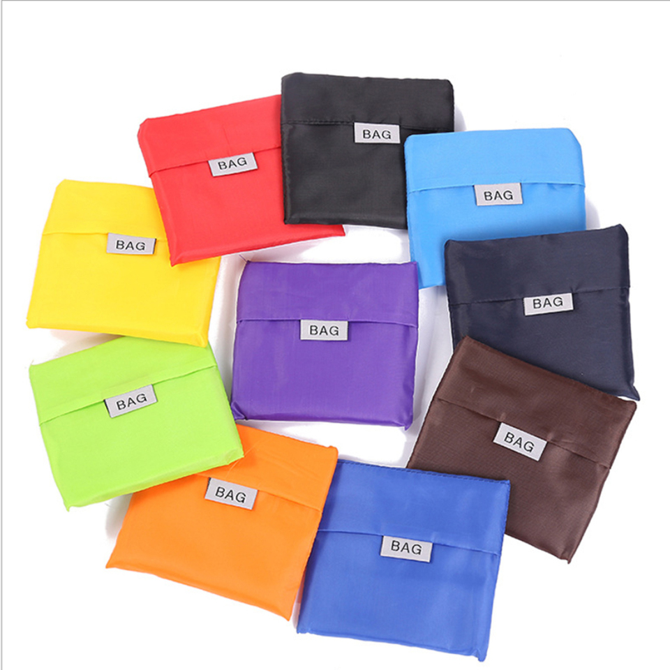 Eco-friendly Shopping bag foldableStorage bag shoulder Grocery bags Shoulder Market Bags Reusable folding Supermarket Shop bags