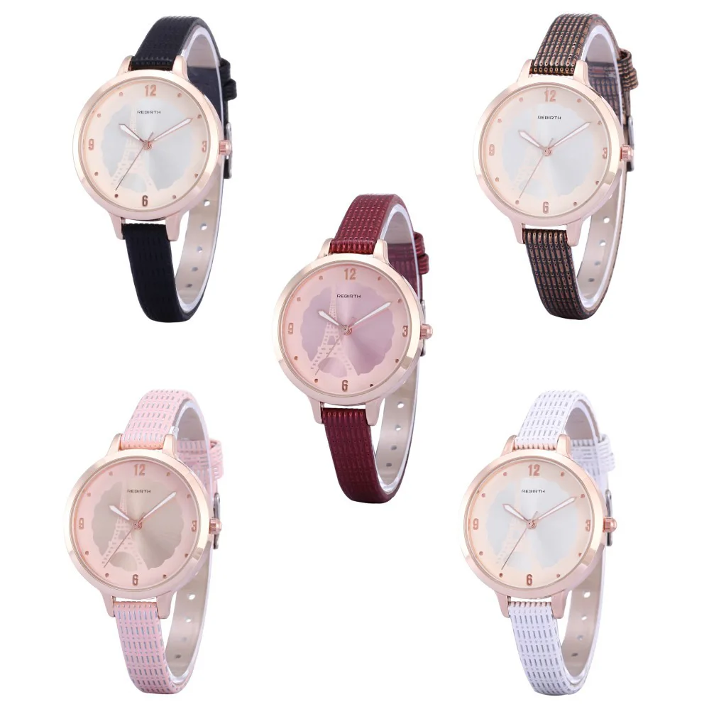 

Rebirth Li bo fu V6-Re009a Quartz Waterproof Belt Watch Men And Women Watch