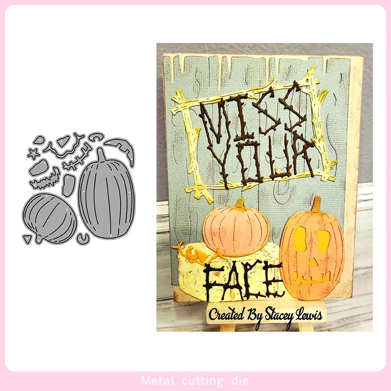 

Halloween pumpkin Metal Cutting Dies for DIY Scrapbooking Photo Album Decorative Embossing Paper Card Crafts Die Cut 2019