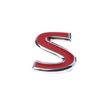 

Red S Metal Emblem Badge Sticker for Infiniti Q50 Q50L Q30 Q70