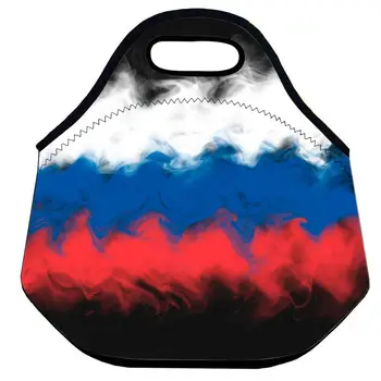 

Personalized Geometric Neoprene Therm Lunch Bag for Kids School Colorful Waterpoof Lunch Bag Woman Food Package Various Pattern