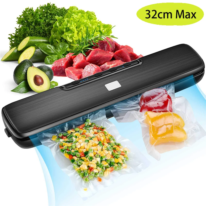 Sellador de película profesional para el hogar, máquina de envasado al vacío para 220V110V, sellador de alimentos al vacío de bombeo en húmedo y seco, versión mejorada