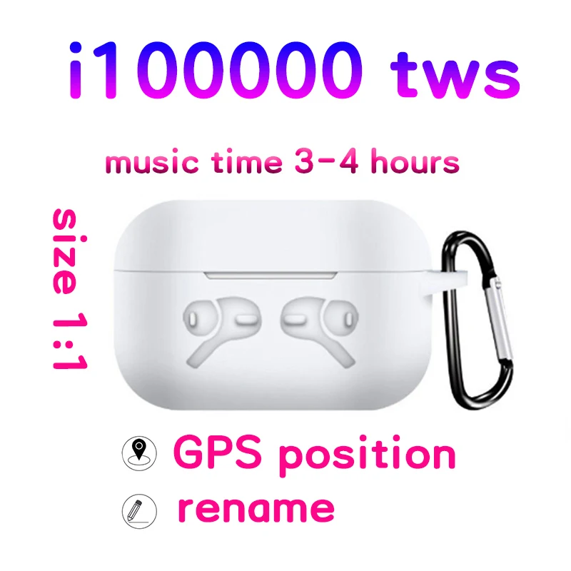 i100000 Tws Air 3 Wireless Bluetooth Earphones Smart Sensor noise reduction Qualcomm chip PK H1 chip i90000 pro i100000 TWS