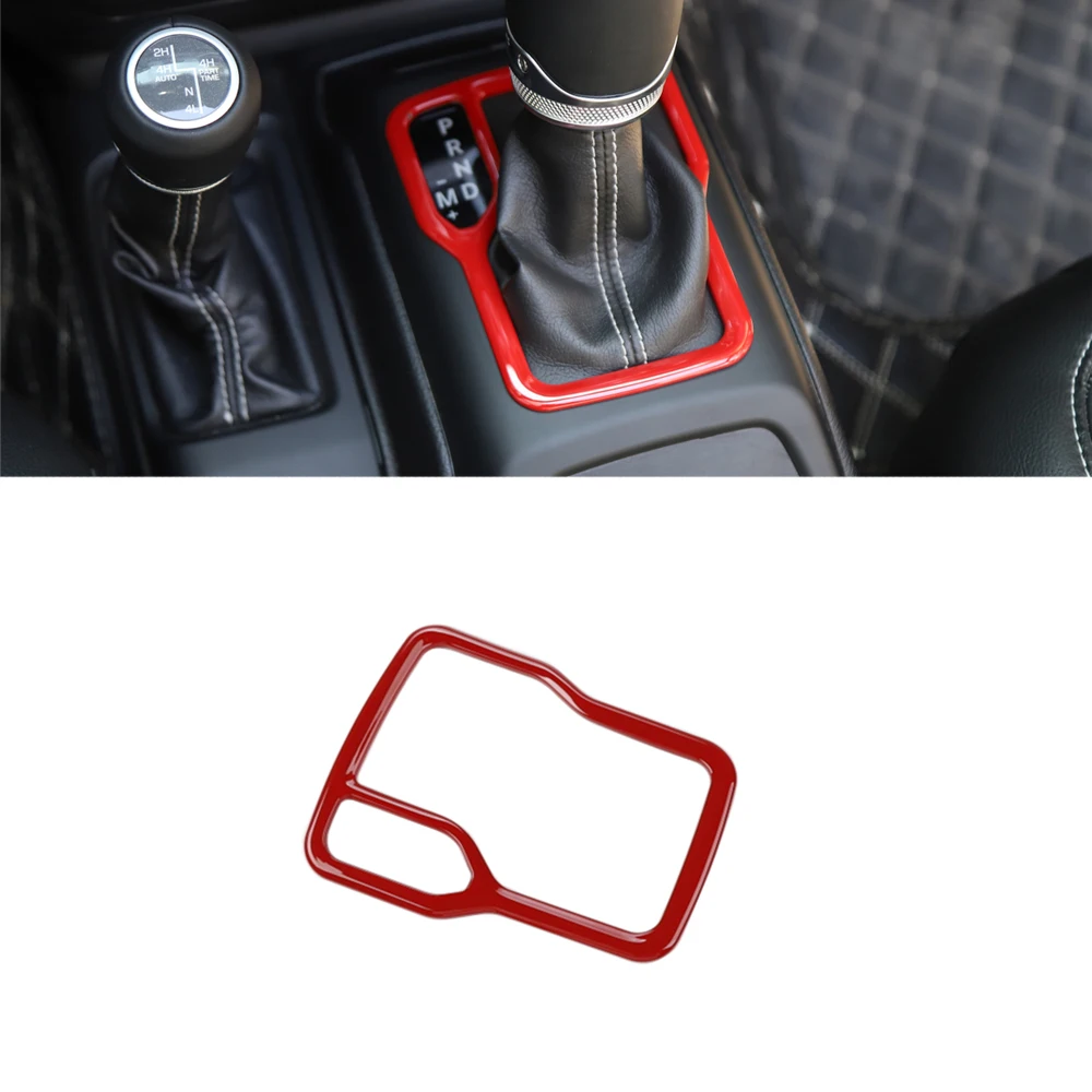

Car Gear Shift Panel Decoration Stickers for Jeep Wrangler JL Gladiator JT 2018 2019 2020 2021 2022 Interior Accessories Styling