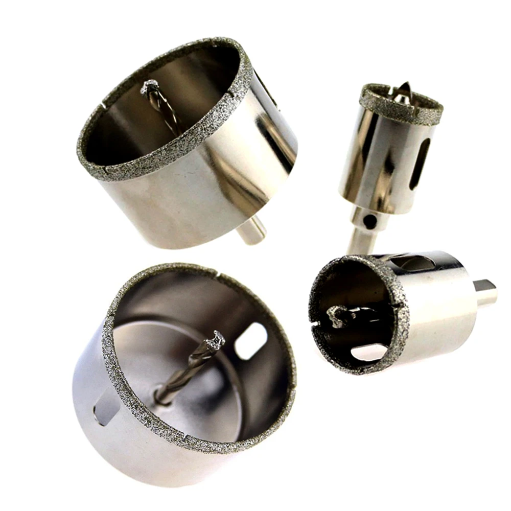 16mm-120mm Diamond Drill Bits Hole Saw With Center Drill For Tiles Glass Marble 16mm-120mm Diamond Drill Bits Hole Saw With Center Drill For Tiles Glass Marble
