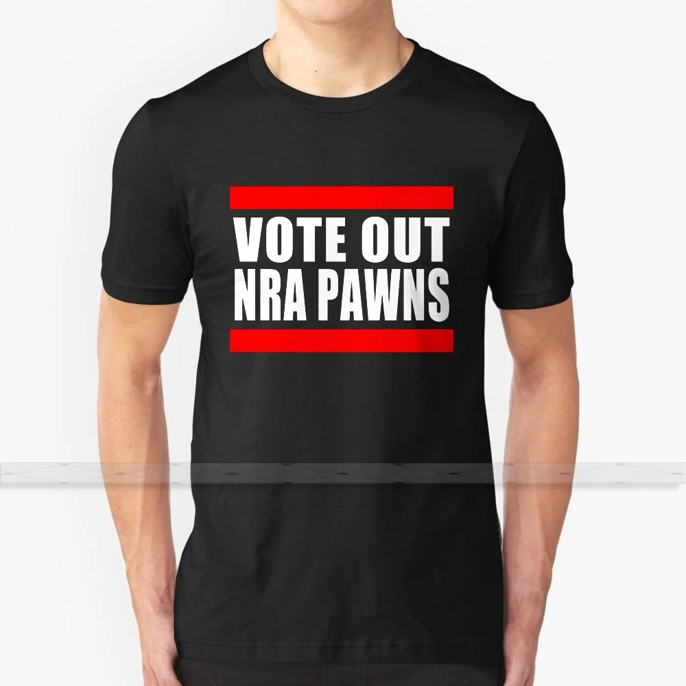 Vote Out Nra Pawns T - Shirt Men'S Women'S Summer 100% Cotton Tees Newest Top Popular Shirts Fck Gun Control Anti | Мужская