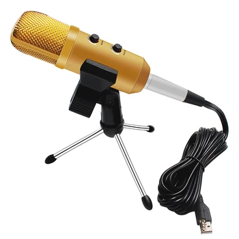 

USB 3.5mm Wired Studio Condenser Recording Microphone Upgraded Professional Vocal Recording KTV Karaoke Microphone