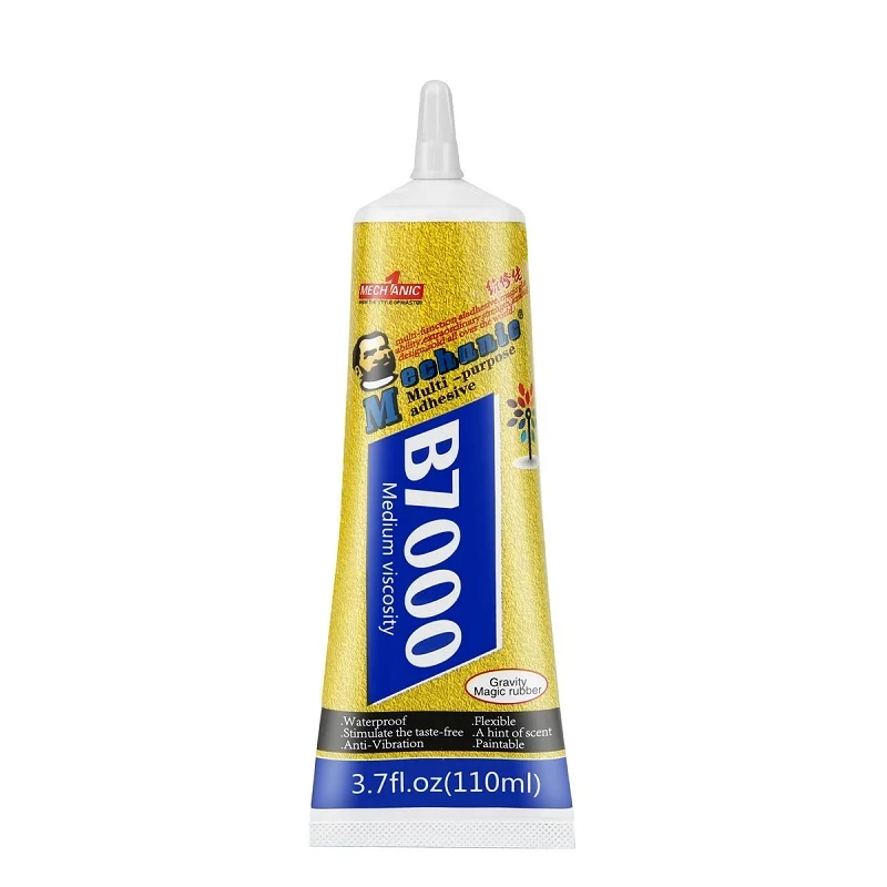 Механик B7000 15/50/110 мл Многоцелевой эпоксидная смола жидкого клея ремесла Стекло Сенсорный экран мобильного телефона для ремонта супер клей инструмент - Цвет: B7000 110ml