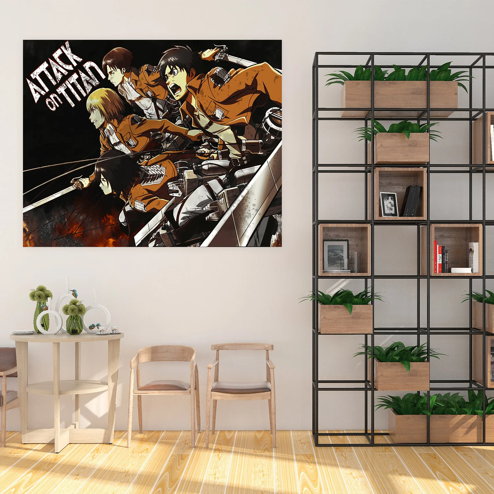 [Самоклеющиеся] 3D Attack On Titan 475 Япония аниме наклейки на стену, плакат настенные наклейки AJ обои живот