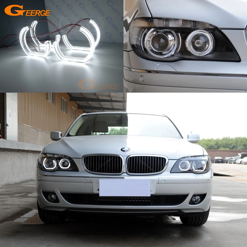 Для BMW E66 E65 Facelift 745i 750I 760i 750Li 760Li 2006 2007 2008 ультра яркий DTM Стиль led Ангельские Глазки