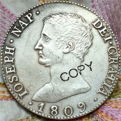 1809 Испания 20 Reales-Joseph Napoleon копия монет