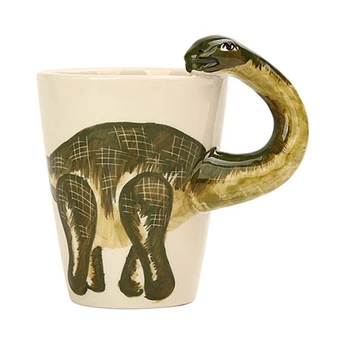 

3D Cute Dinosaur Mugs Creative Hand Painted Ceramic Mugs Child Tea Cup Fashion Coffee Cups Novelty Gifts Funny Mug Personalized