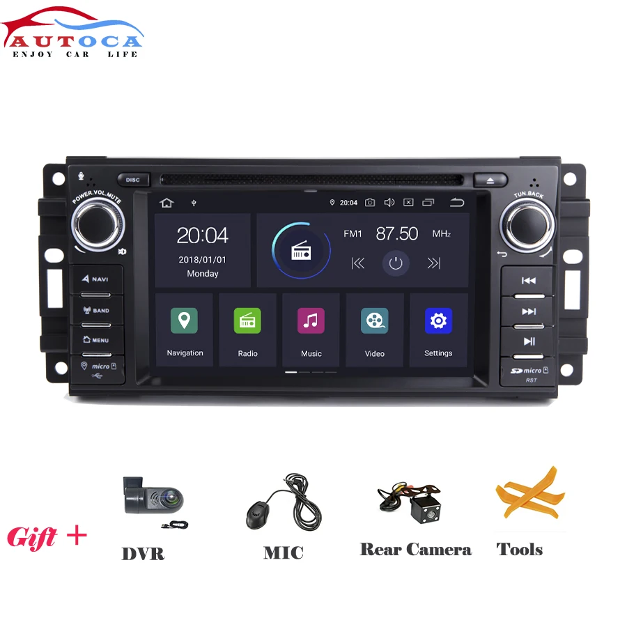 

Android 9 Car Multimedia DVD GPS Navigation stereo Player For Jeep Cherokee Compass Commander Wrangler/DODGE Caliber/Chrysler