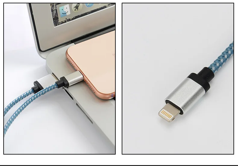 Cafele USB кабель 2A Быстрая зарядка 1 м 3 м нейлоновая плетеная Ip линия передачи данных для iphone iponex Ipones6s 5S 7puls Iponesxs оборудование
