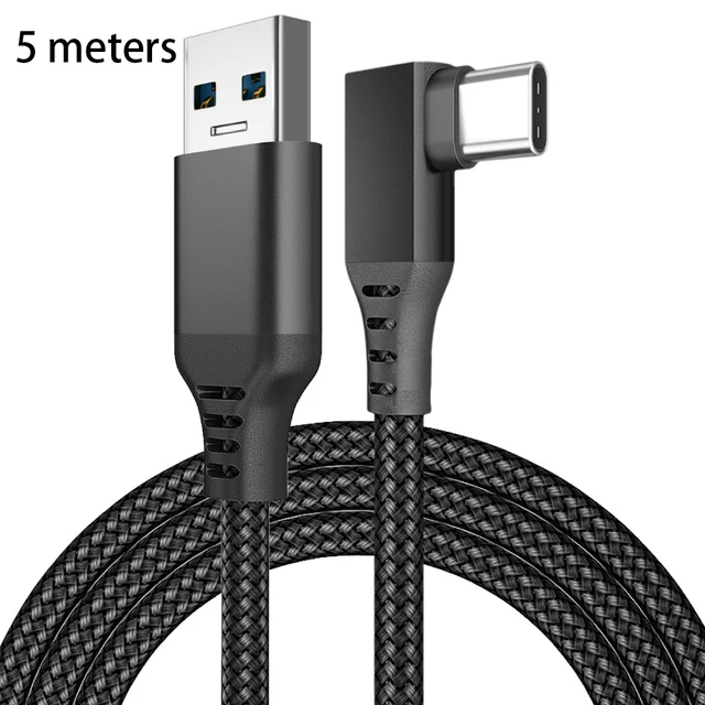 For Oculus Quest 1/2 Link VR Headset Charging Cable Data Line USB 3.0 Type C Data Transfer Type-C To USB-A Cord VR Accessorie 5M