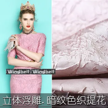 

100cm*140cm/piece European and American yarn-dyed jacquard skirt clothing high-grade brocade fabric