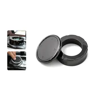 

Trim Multimedia Knob Cover​ Black For BMW F10 F20 F30 F32 F33 F34 Car Big Multi Knob Newest