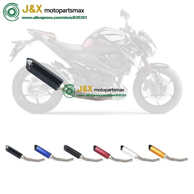 Полная система, слипоны для kawasaki Z750 Z 750, глушитель для мотоцикла, поход, средняя Соединительная средняя труба