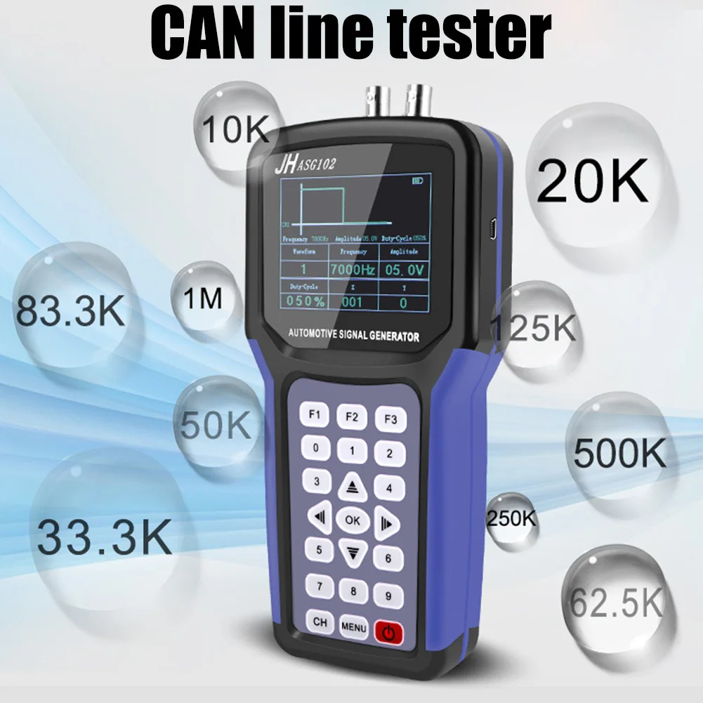 

Handheld Signal Generator Digital Display 2 Channel Car Test Tool Auto Supplies JA55