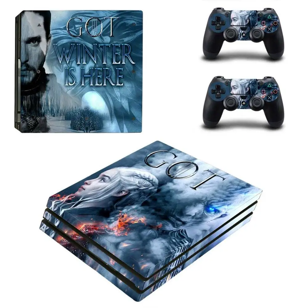 YSP4P-3430 Наклейки Игра престолов PS 4 Play станция 4 Pro Skin PS4 Pro Sitcker Pegatinas для playstation 4 Pro консоль и контроллер - Цвет: YSP4P-3430